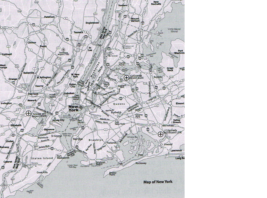 Figure 4.2: A map of New York